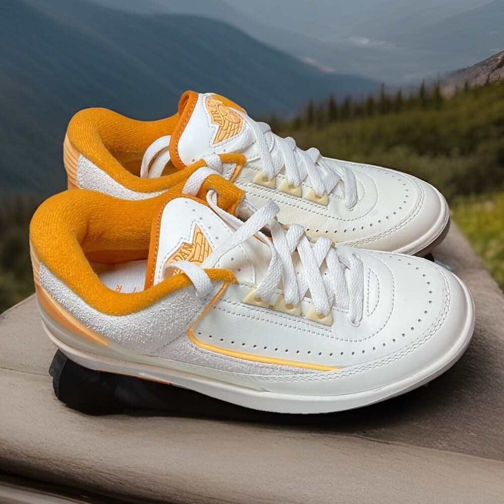 Air Jordan 2 Retro Low Melon Tint DV9956-118 Men's Size 4.5 Women Size 6